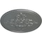 Ekena Millwork Milton Ceiling Medallion (Fits Canopies up to 7 7/8"), Hand-Painted Platinum, 40 5/8"OD x 1 3/4"P CM40MIPLS - alternate 2
